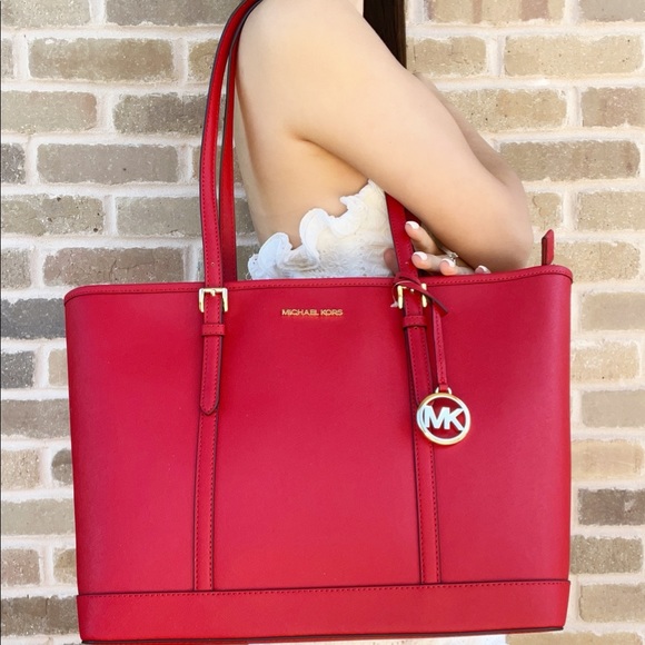 Bundle💕Michael Kors Top Zip Tote Leather + Wallet - Picture 3 of 7